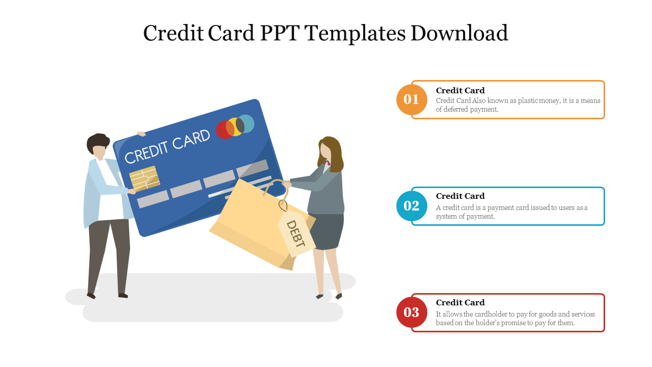 Credit Card PPT Templates Free Download